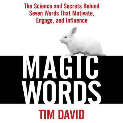 Magic Words – omslag til lydbogen af Tim David