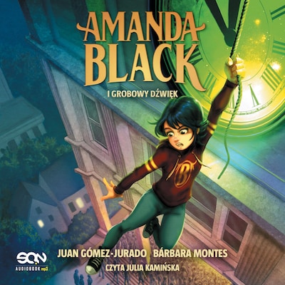 Amanda Black i Grobowy Dźwięk – okładka audiobooka, autor Juan Gómez-Jurado, Barbara Montes
