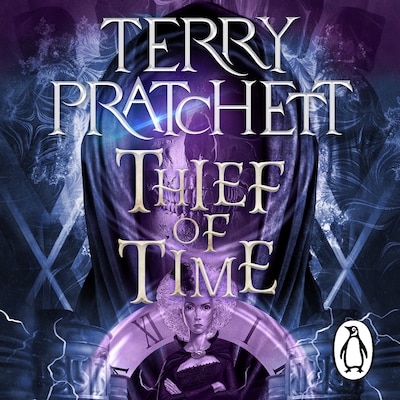 Thief Of Time – omslag til lydbogen af Terry Pratchett