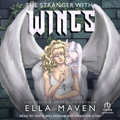 The Stranger With Wings – omslag til lydbogen af Ella Maven