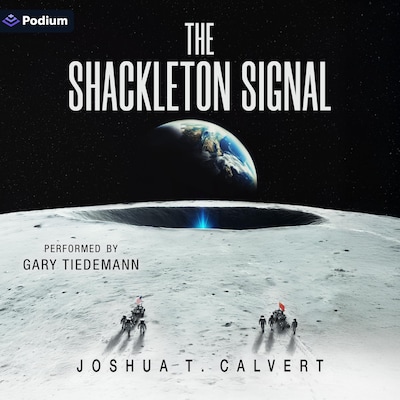 The Shackleton Signal – omslag til lydbogen af Joshua T. Calvert