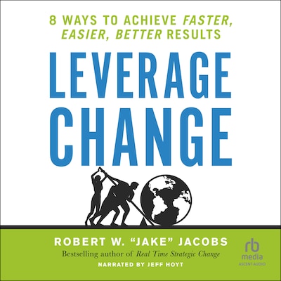 Leverage Change – omslag til lydbogen af Robert W. Jacobs
