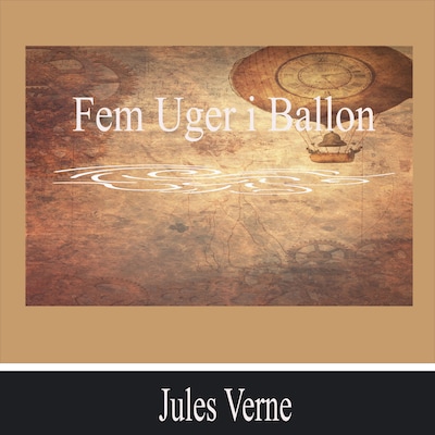 Fem Uger I Ballon – omslag til lydbogen af Jules Verne