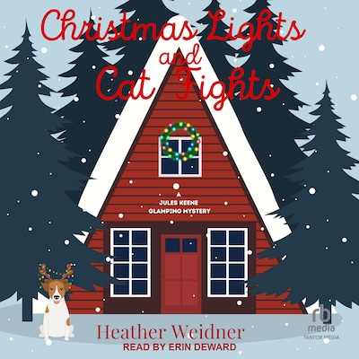 Christmas Lights and Cat Fights – omslag til lydbogen af Heather Weidner