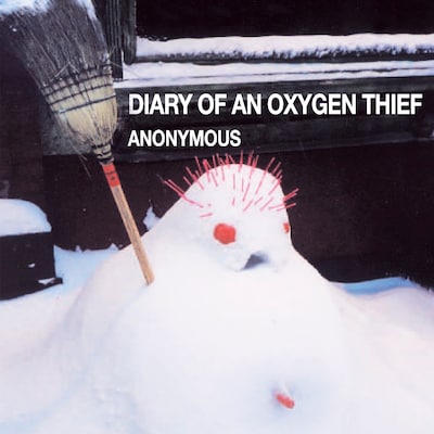 Diary of an Oxygen Thief – omslag til lydbogen af Anonymous