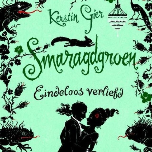 Smaragdgroen: Eindeloos verliefd - Edelsteentrilogie #3 – omslag van het luisterboek van Kerstin Gier