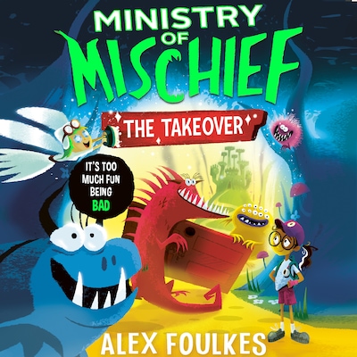 The Takeover – omslag til lydbogen af Alex Foulkes