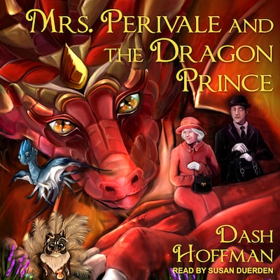 Mrs. Perivale and the Dragon Prince – omslag til lydbogen af Dash Hoffman