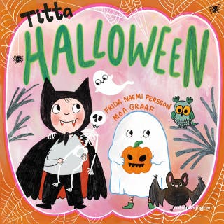 Titta Halloween – omslag till ljudboken av Frida Naemi Persson