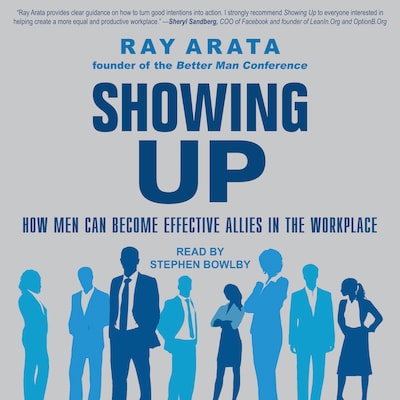 Showing Up – omslag til lydbogen af Ray Arata