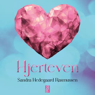 Hjerteven – omslag til lydbogen af Sandra Hedegaard Rasmussen