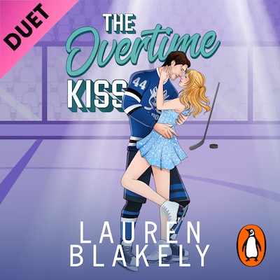 The Overtime Kiss – omslag til lydbogen af Lauren Blakely