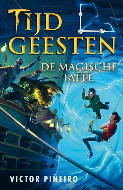 De magische tafel – omslag van het luisterboek van Victor Piñeiro
