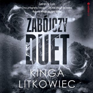 Zabójczy duet – okładka audiobooka, autor Kinga Litkowiec
