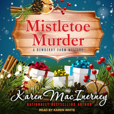Mistletoe Murder – omslag til lydbogen af Karen MacInerney
