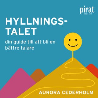 Hyllningstalet – omslag till ljudboken av Aurora Cederholm