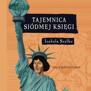 Tajemnica siódmej księgi – okładka audiobooka, autor Izabela Szylko
