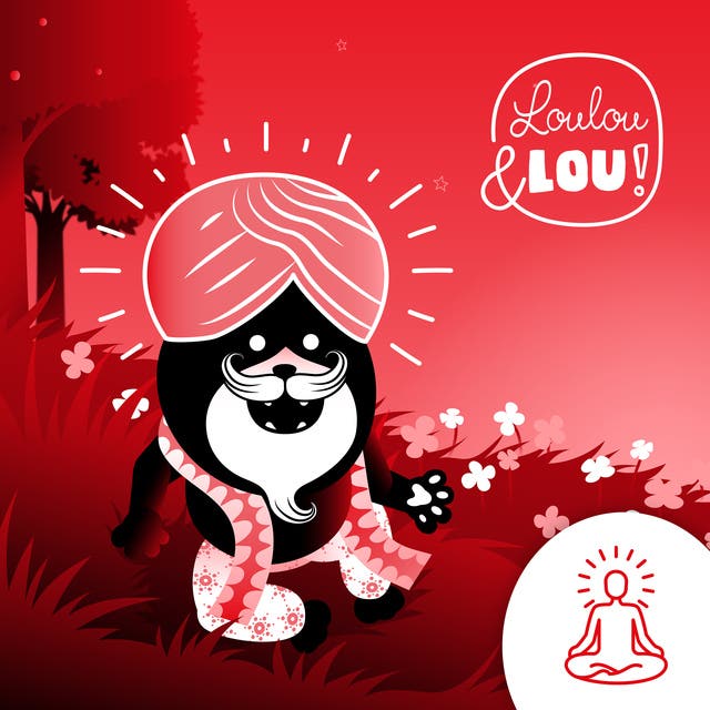 Slaap Meditatie - Dáaaaaag dag! (dagafsluiter) – omslag van het luisterboek van Vlaamse Luisterverhalen voor Kinderen Loulou en Lou