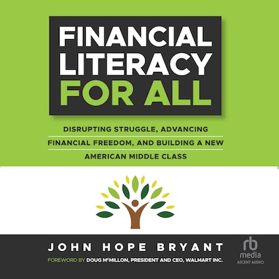 Financial Literacy For All – omslag til lydbogen af John Hope Bryant