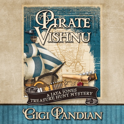Pirate Vishnu – omslag til lydbogen af Gigi Pandian