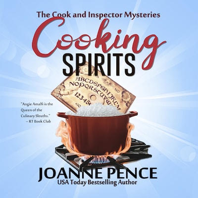 Cooking Spirits – omslag van het luisterboek van Joanne Pence