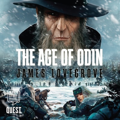 The Age of Odin – omslag til lydbogen af James Lovegrove