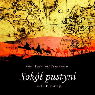 Sokół pustyni – okładka audiobooka, autor Antoni Ferdynand Ossendowski