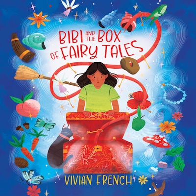 Bibi and the Box of Fairytales – omslag til lydbogen af Vivian French