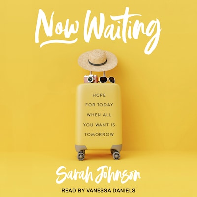 Now Waiting – omslag til lydbogen af Sarah Johnson