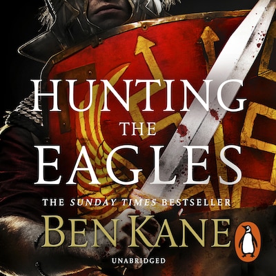Hunting the Eagles – omslag til lydbogen af Ben Kane