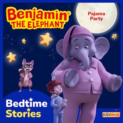 Benjamin the Elephant, Bedtime Stories for Kids, Pajama Party – omslag til lydbogen af Vincent Andreas