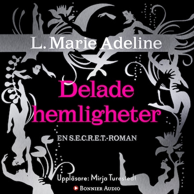 Secret : delade hemligheter – omslag till ljudboken av L. Marie Adeline
