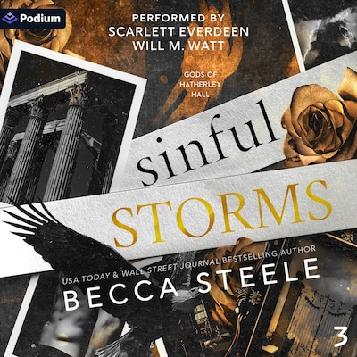 Sinful Storms – omslag til lydbogen af Becca Steele