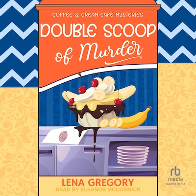 Double Scoop of Murder – omslag til lydbogen af Lena Gregory