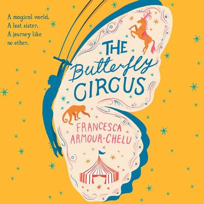 The Butterfly Circus – omslag til lydbogen af Francesca Armour-Chelu