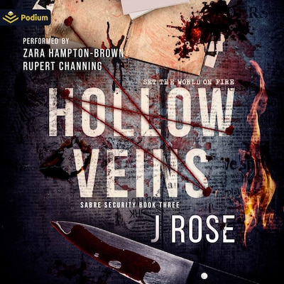 Hollow Veins – omslag til lydbogen af J Rose