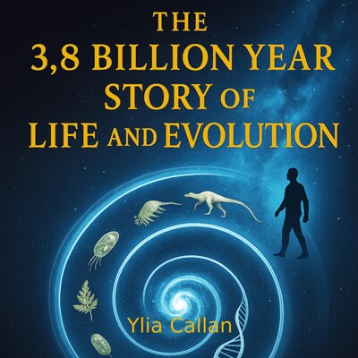 The 3.8 Billion Year Story of Life and Evolution – omslag til lydbogen af Ylia Callan