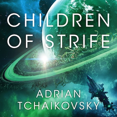 Children of Strife – omslag til lydbogen af Adrian Tchaikovsky