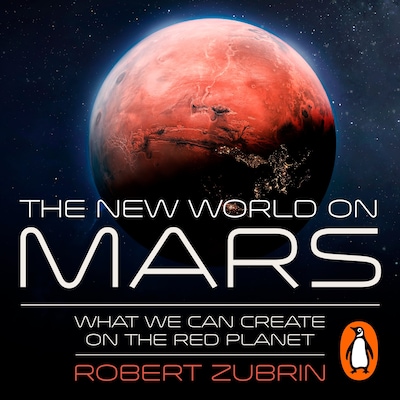 The New World on Mars – omslag til lydbogen af Robert Zubrin