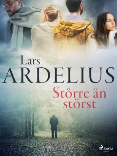 Större än störst – omslag till ljudboken av Lars Ardelius