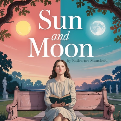 Sun and Moon – omslag til lydbogen af Katherine Mansfield
