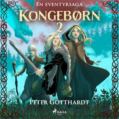 Kongebørn 2: Tungt træder dødning – omslag til lydbogen af Peter Gotthardt