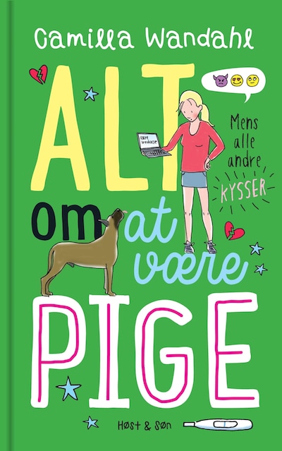 Alt om at være pige 2 - Mens alle andre kysser – omslag til lydbogen af Camilla Wandahl