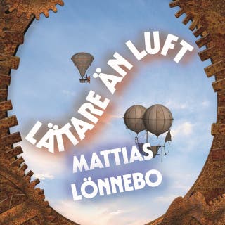 Lättare än luft – omslag till ljudboken av Mattias Lönnebo