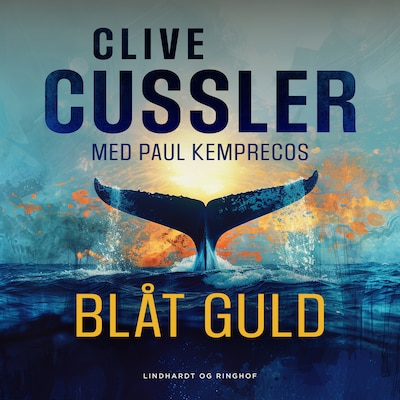 Blåt guld – omslag til lydbogen af Clive Cussler, Paul Kemprecos