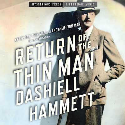 Return of the Thin Man – omslag til lydbogen af Dashiell Hammett