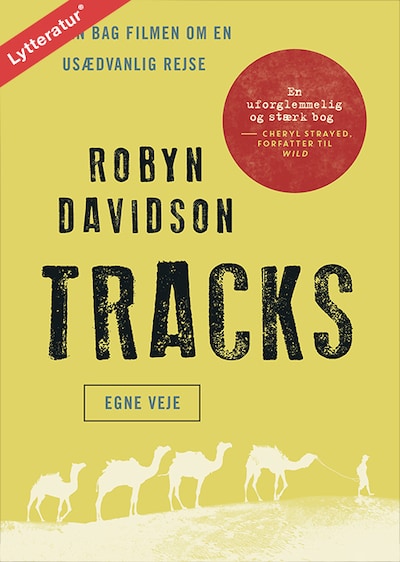 Tracks - egne veje – omslag til lydbogen af Robyn Davidson