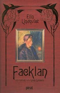 Facklan - en roman om Leon Larsson – omslag till ljudboken av Elin Lindqvist