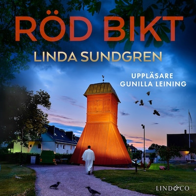 Röd bikt – omslag till ljudboken av Linda Sundgren