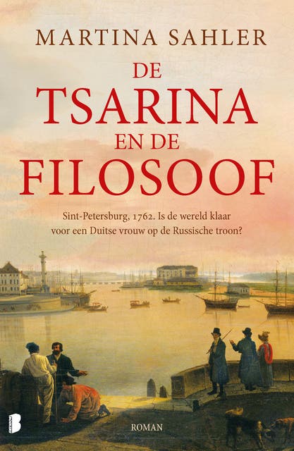 De tsarina en de filosoof: Sint-Petersburg, 1762. Is de wereld klaar voor een Duitse vrouw op de Russische troon? – omslag van het luisterboek van Martina Sahler